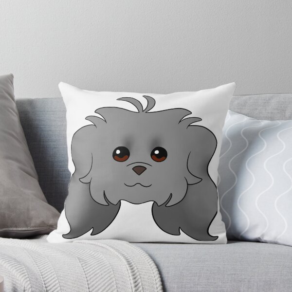 Item preview, Grey Maltipoo Long Ear designed and sold by OliRoseArt.