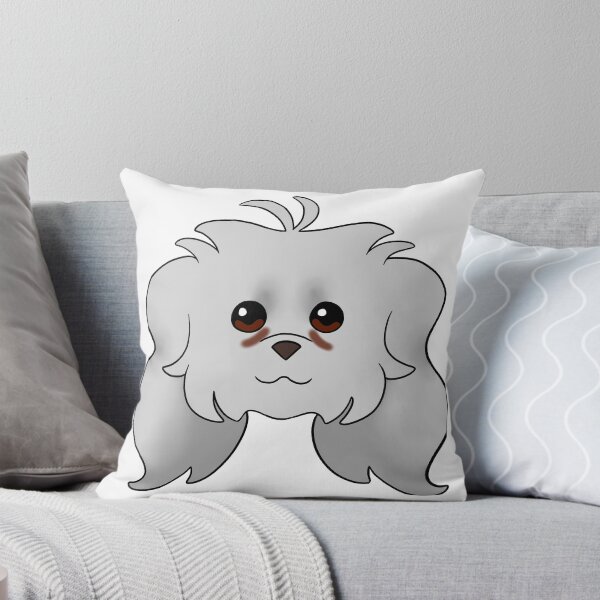 Item preview, Light Grey Maltipoo Long Ear Tear Stains designed and sold by OliRoseArt.