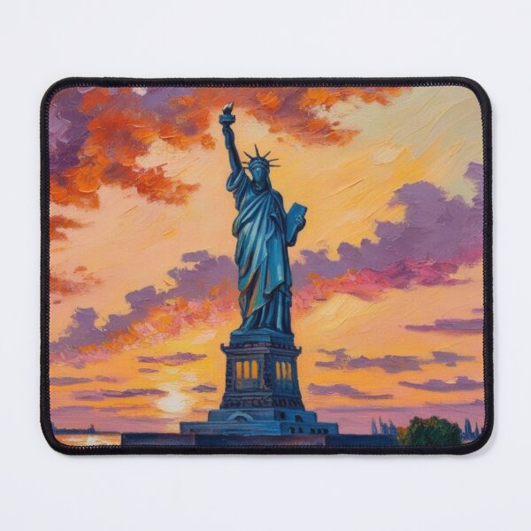 Item preview, The Statue of Liberty at sunset  designed and sold by EtCreative.