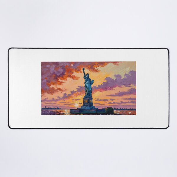 Item preview, The Statue of Liberty at sunset  designed and sold by EtCreative.