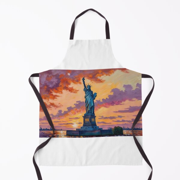 Item preview, The Statue of Liberty at sunset designed and sold by EtCreative.