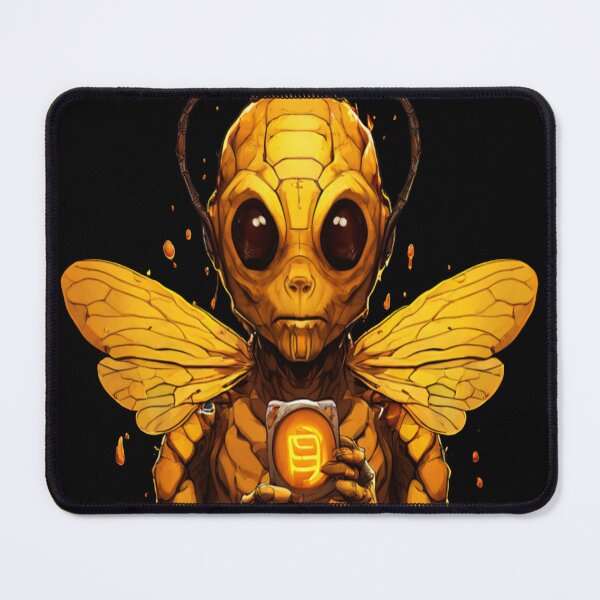 Item preview, HUMANOID GOLD BEE designed and sold by SevilleArt.