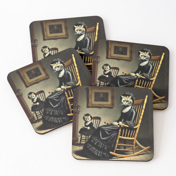 Item preview, Whistler's Mother's Cat designed and sold by doramoredesigns.