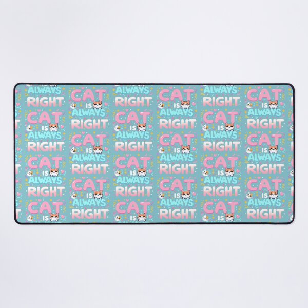 Item preview, Cat is Always Right, typography designed and sold by maxmaj.