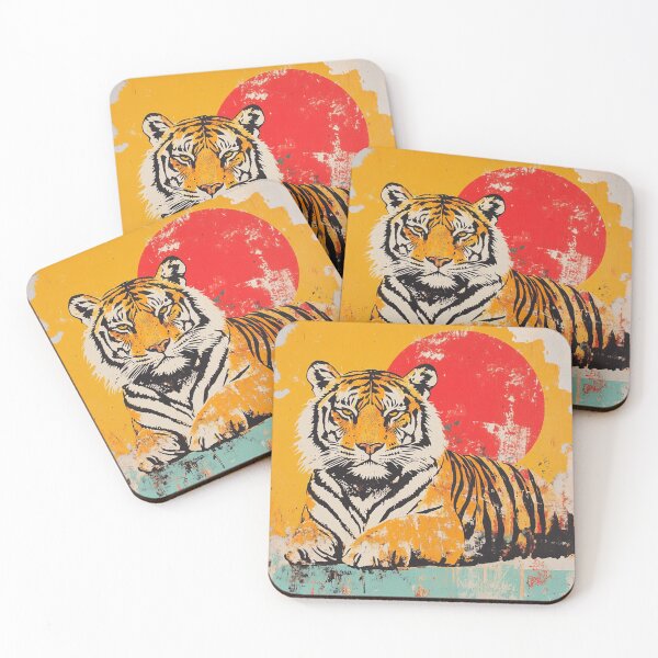 Item preview, Japanese tiger  designed and sold by Mystic Wild Studio.
