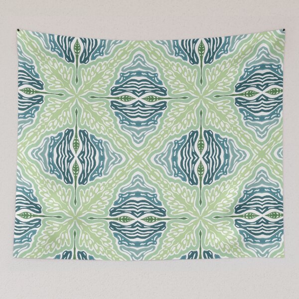 Item preview, Monstera Leaf Mandala Pattern designed and sold by HydrangeaDelMar.