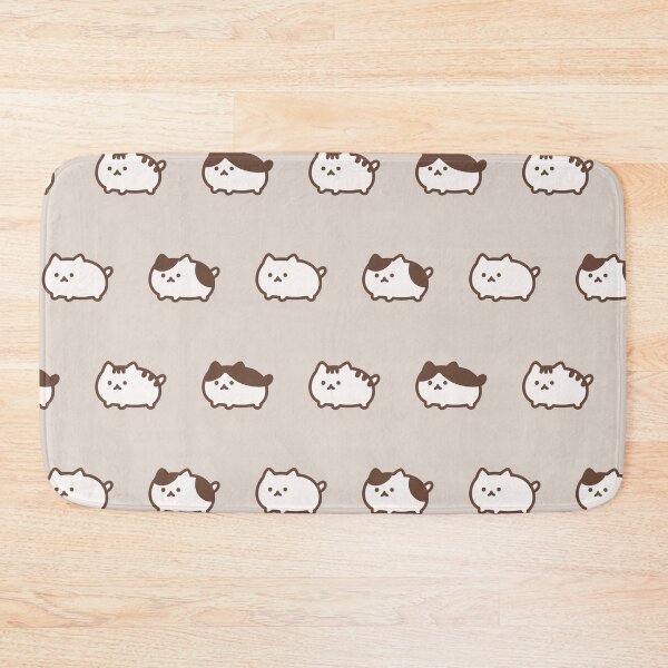 Item preview, Plump Cats Pattern / Beige designed and sold by Yuru Pals.