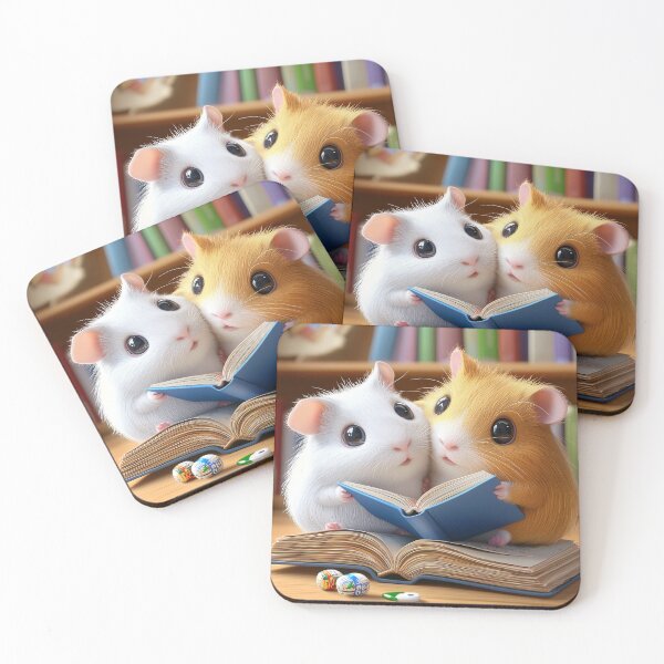 Item preview, Bookworm Hamsters designed and sold by silp159.