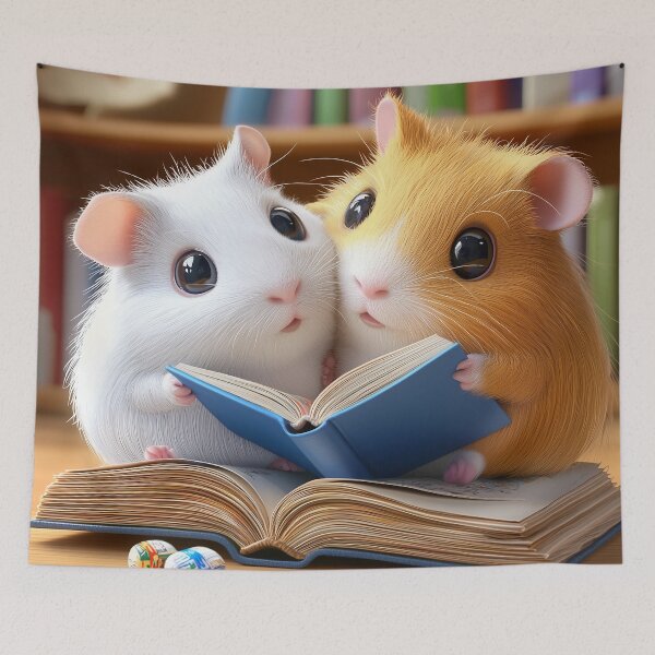 Item preview, Bookworm Hamsters designed and sold by silp159.