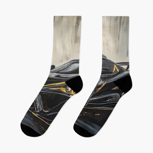 Item preview, Pop Art Black & Gold Zenvo TSR-S IV designed and sold by AutoPopStudio.