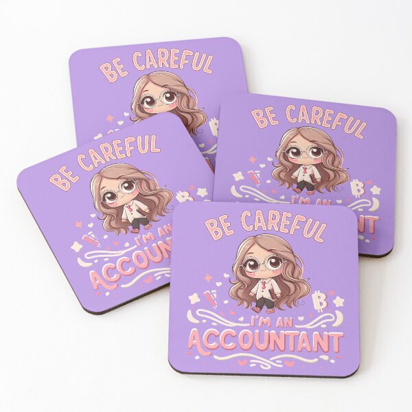 Item preview, Be Careful I'm An Accountant, typography designed and sold by maxmaj.