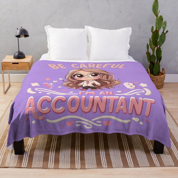 Item preview, Be Careful I'm An Accountant, typography designed and sold by maxmaj.