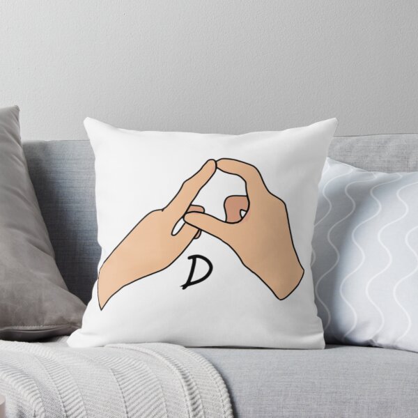 Item preview, BSL letter sign D designed and sold by Artistkhg.