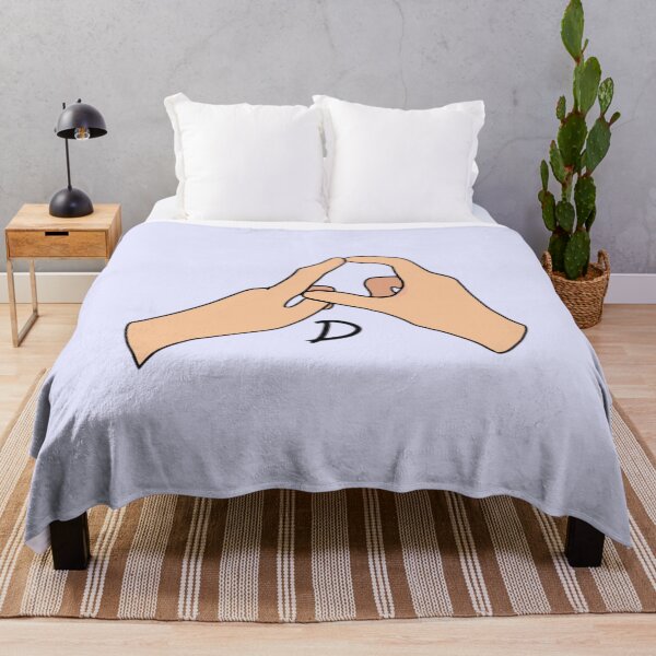 Item preview, BSL letter sign D designed and sold by Artistkhg.
