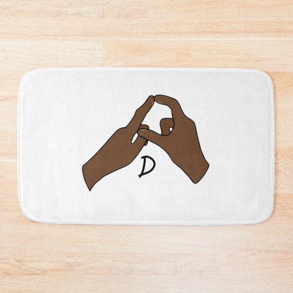 Item preview, BSL letter sign D designed and sold by Artistkhg.