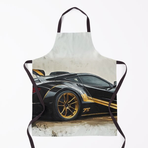 Item preview, Pop Art Black & Gold Zenvo TSR-S V designed and sold by AutoPopStudio.