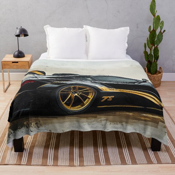 Item preview, Pop Art Black & Gold Zenvo TSR-S V designed and sold by AutoPopStudio.