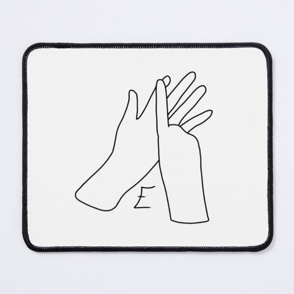 Item preview, BSL letter sign E designed and sold by Artistkhg.
