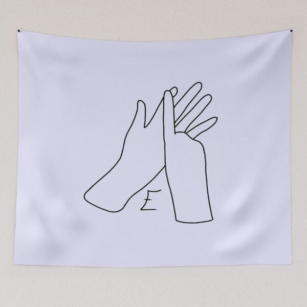 Item preview, BSL letter sign E designed and sold by Artistkhg.
