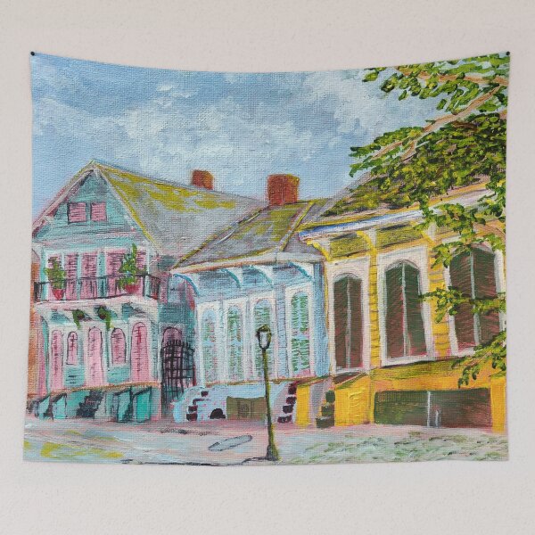 Item preview, French Quarter Houses designed and sold by RobPaulArtWorks.