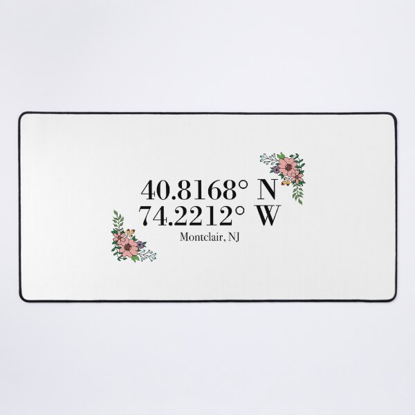 Item preview, Montclair, NJ Coordinates designed and sold by mynameisliana.
