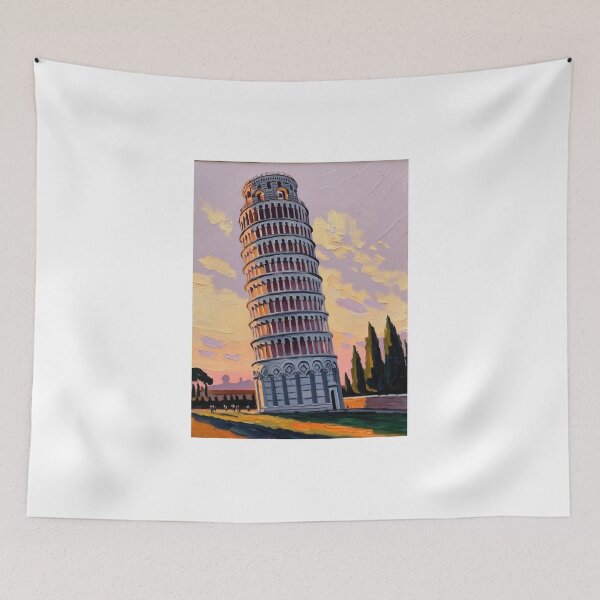 Item preview, The Leaning Tower of Pisa at sunset  designed and sold by EtCreative.