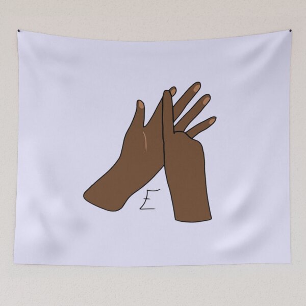 Item preview, BSL letter sign E designed and sold by Artistkhg.