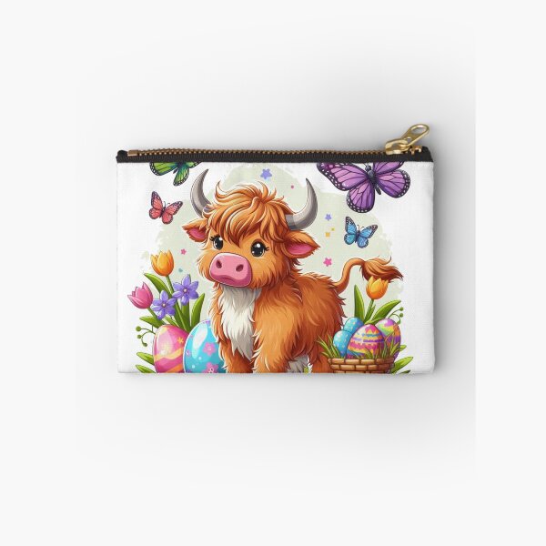 Artikelvorschau, Ostern mit der Highland Cow entworfen und verkauft von Rob5Designs.