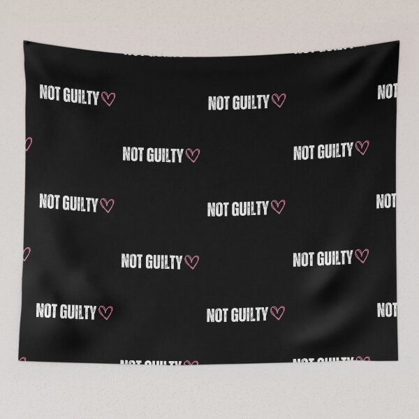 Item preview, Not Guilty with heart designed and sold by LewpyG.