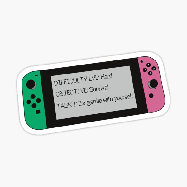 Item preview, Be Gentle With Yourself (Gaming) designed and sold by SpoonsAndRoses.