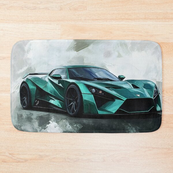 Item preview, Pop Art Green Zenvo TSR-S II designed and sold by AutoPopStudio.
