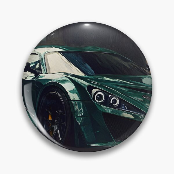 Item preview, Pop Art Green Zenvo TSR-S III designed and sold by AutoPopStudio.