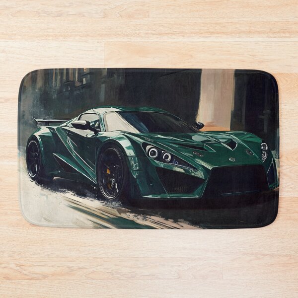 Item preview, Pop Art Green Zenvo TSR-S III designed and sold by AutoPopStudio.