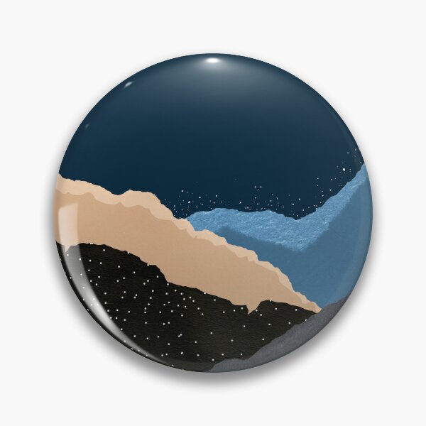 Item preview, Turquoise Blue, Aqua, And Black Mountain Landscape Abstract  designed and sold by DEC02.