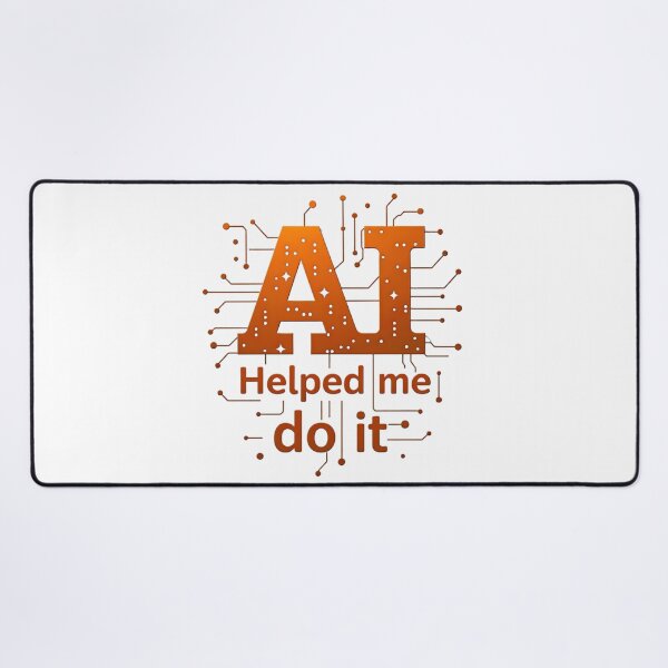 Item preview, AI Assisted Achievement designed and sold by GaricDrawsob.