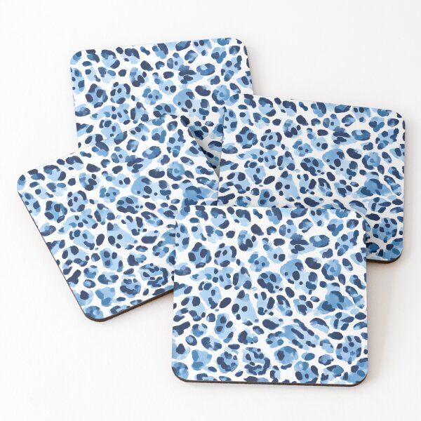 Item preview, Blue leopard skin seamless pattern designed and sold by Emily Waters.