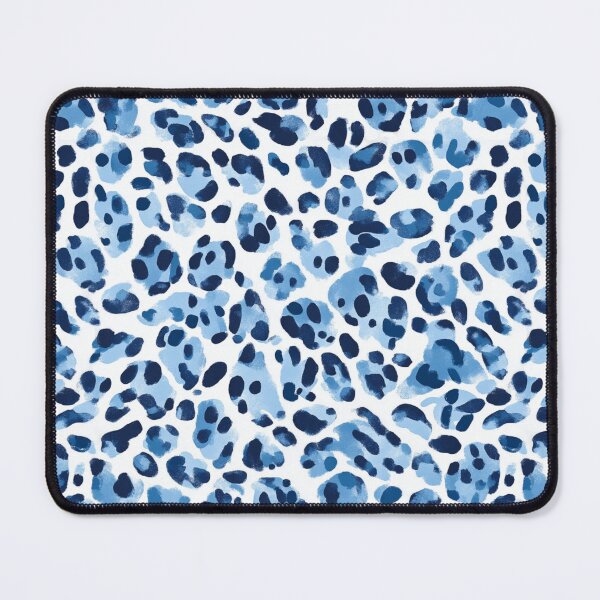 Item preview, Blue leopard skin seamless pattern designed and sold by Emily Waters.