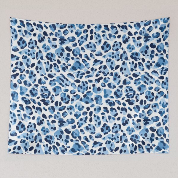 Item preview, Blue leopard skin seamless pattern designed and sold by Emily Waters.
