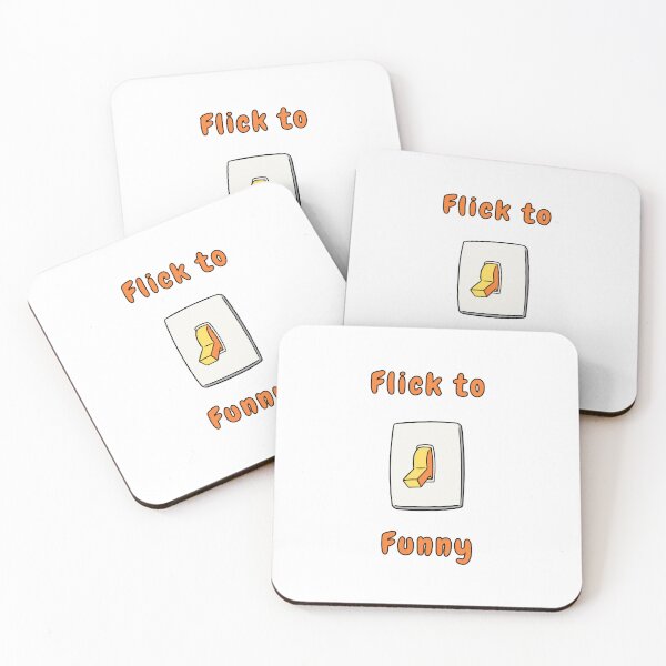 Item preview, Flick to Funny, with Yellow Switch, Funny, Humorous, Puns designed and sold by AASparksDesigns.
