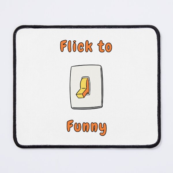 Item preview, Flick to Funny, with Yellow Switch, Funny, Humorous, Puns designed and sold by AASparksDesigns.