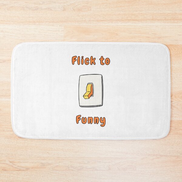 Item preview, Flick to Funny, with Yellow Switch, Funny, Humorous, Puns designed and sold by AASparksDesigns.