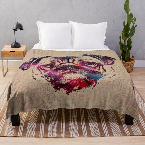Item preview, Pug dog Digital Art designed and sold by k9printart.