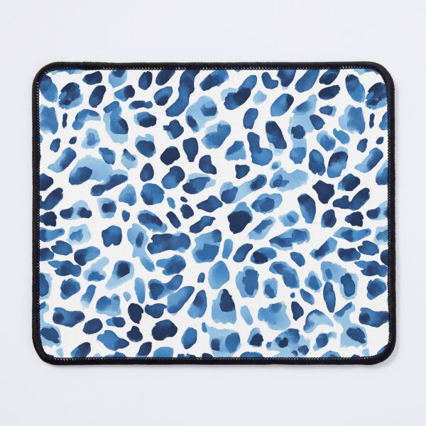 Item preview, Blue leopard skin seamless pattern designed and sold by Emily Waters.
