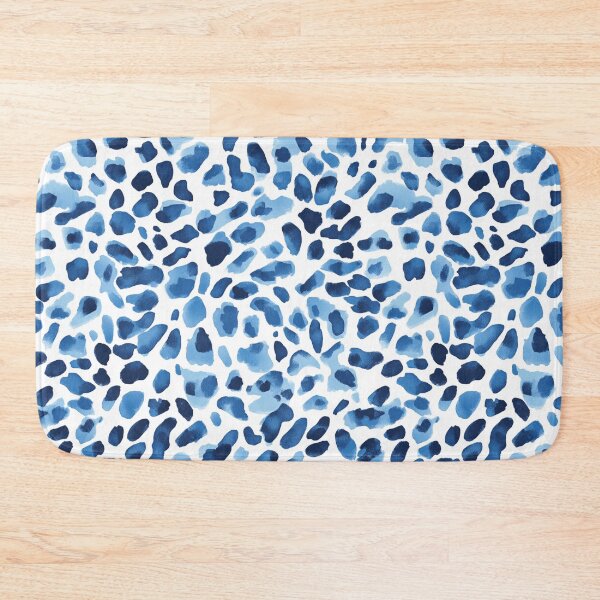 Item preview, Blue leopard skin seamless pattern designed and sold by Emily Waters.