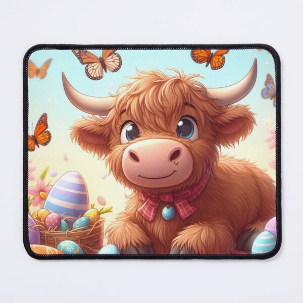 Item preview, Easter Highland Cow designed and sold by Rob5Designs.