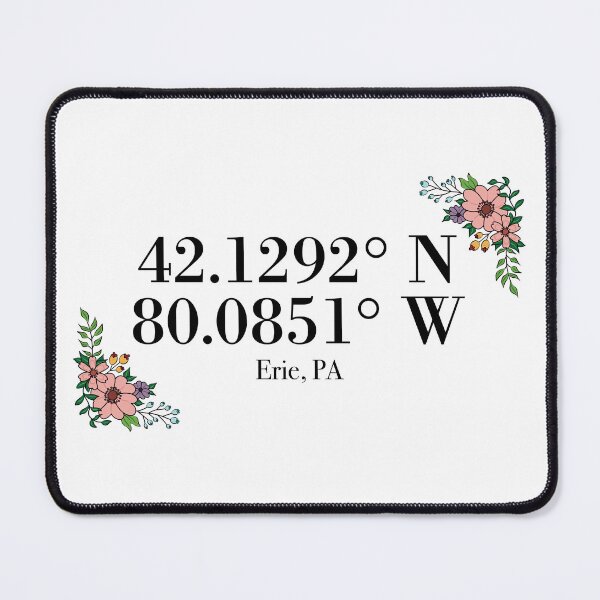 Item preview, Erie, PA Coordinates designed and sold by mynameisliana.