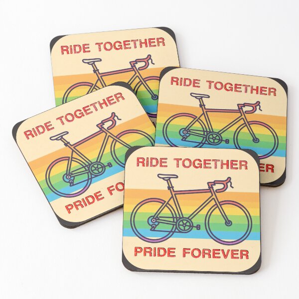 Item preview, Ride togeather pride forever bicycle designed and sold by rarebeasts.