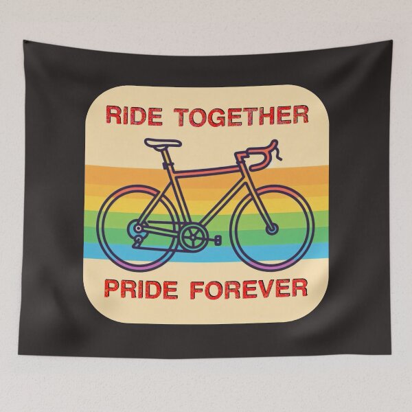 Item preview, Ride togeather pride forever bicycle designed and sold by rarebeasts.