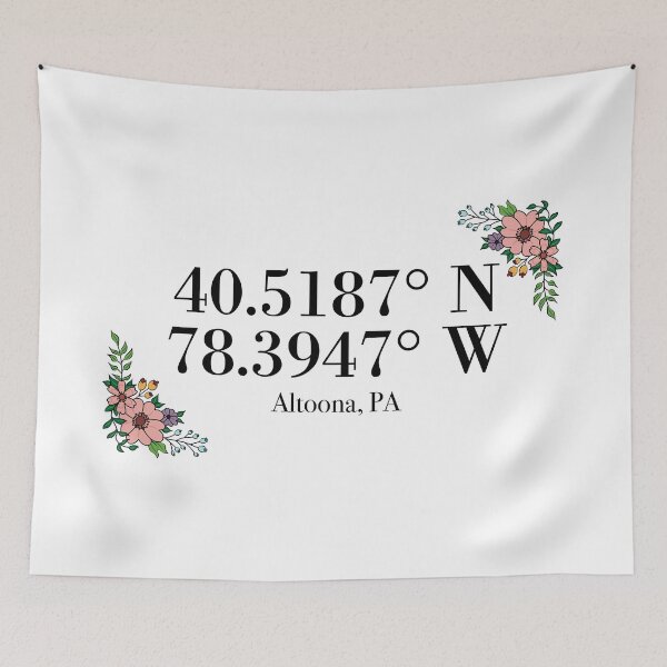 Item preview, Altoona, PA Coordinates designed and sold by mynameisliana.
