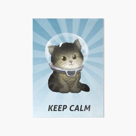 Item preview, Tabby Subnautica Keep Calm Poster designed and sold by Gary-Daily64.